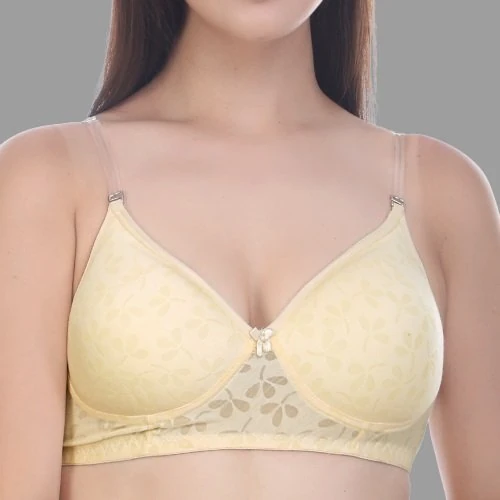 Women's Bra Gold – Floral Print