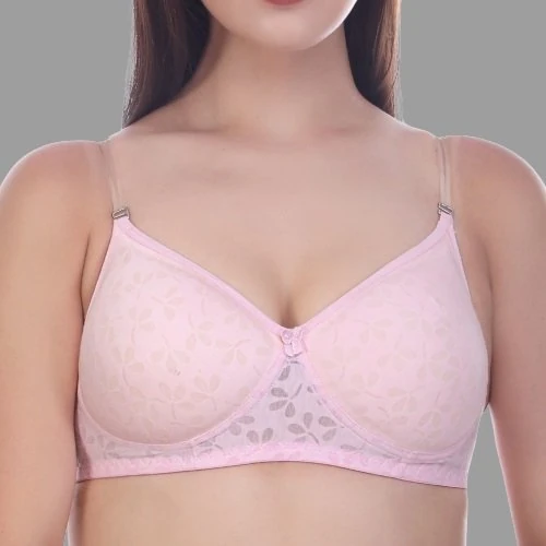 Women's Bra Pink – Floral Print