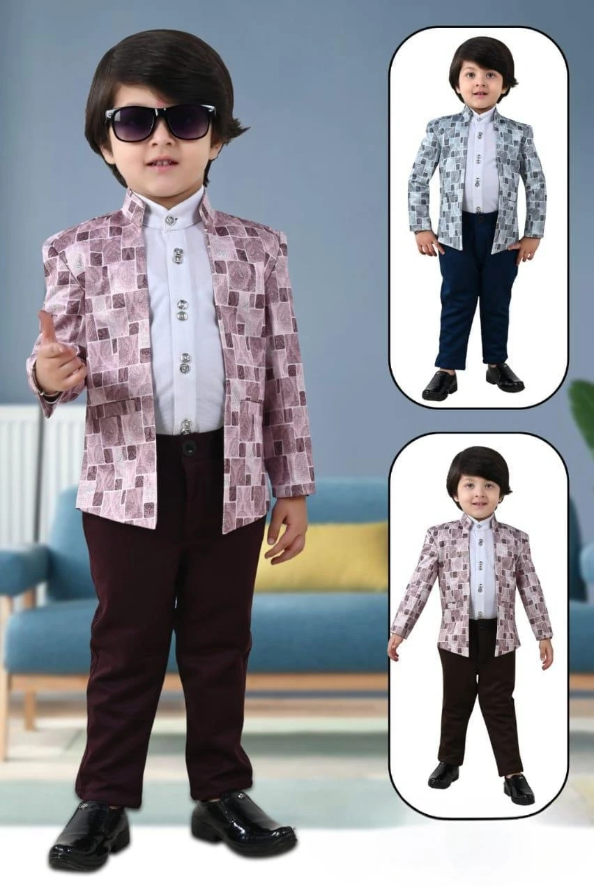 Boys' Suit Navy Blue – Slim Fit