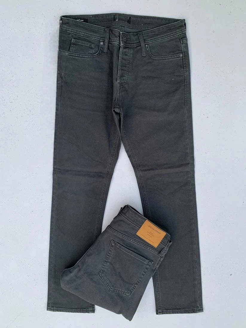 Women's Jeans Dark Grey – Slim Fit