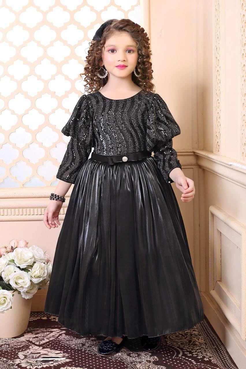 Designer Princess Gown Black