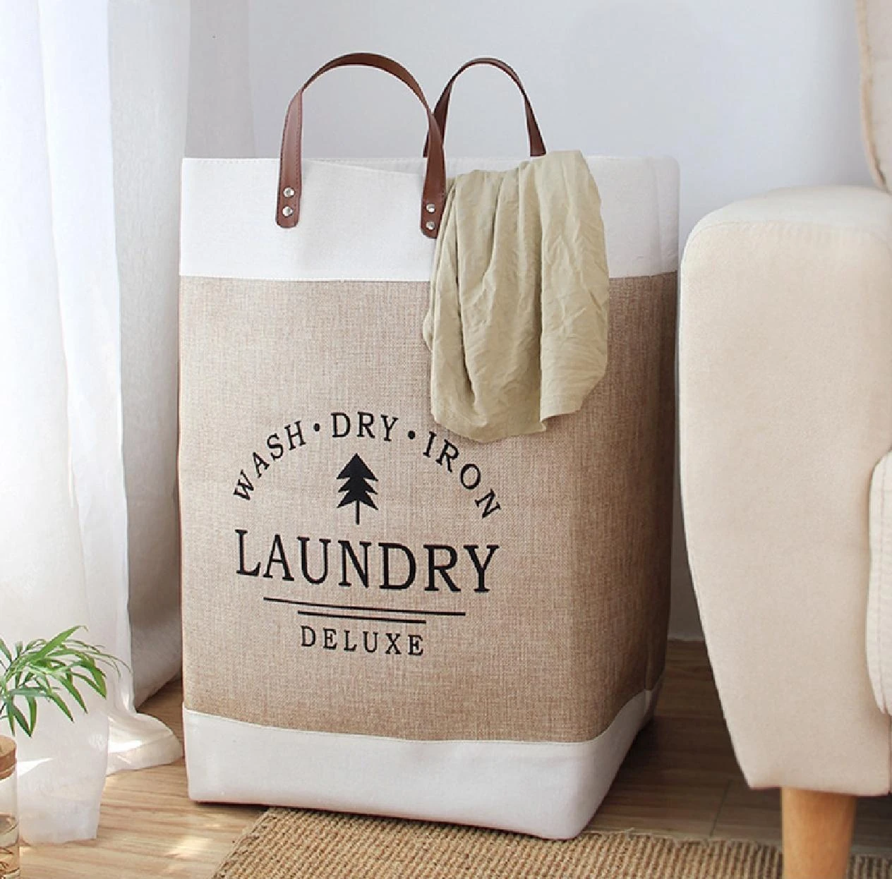 Deoxys Laundry Bag Beige