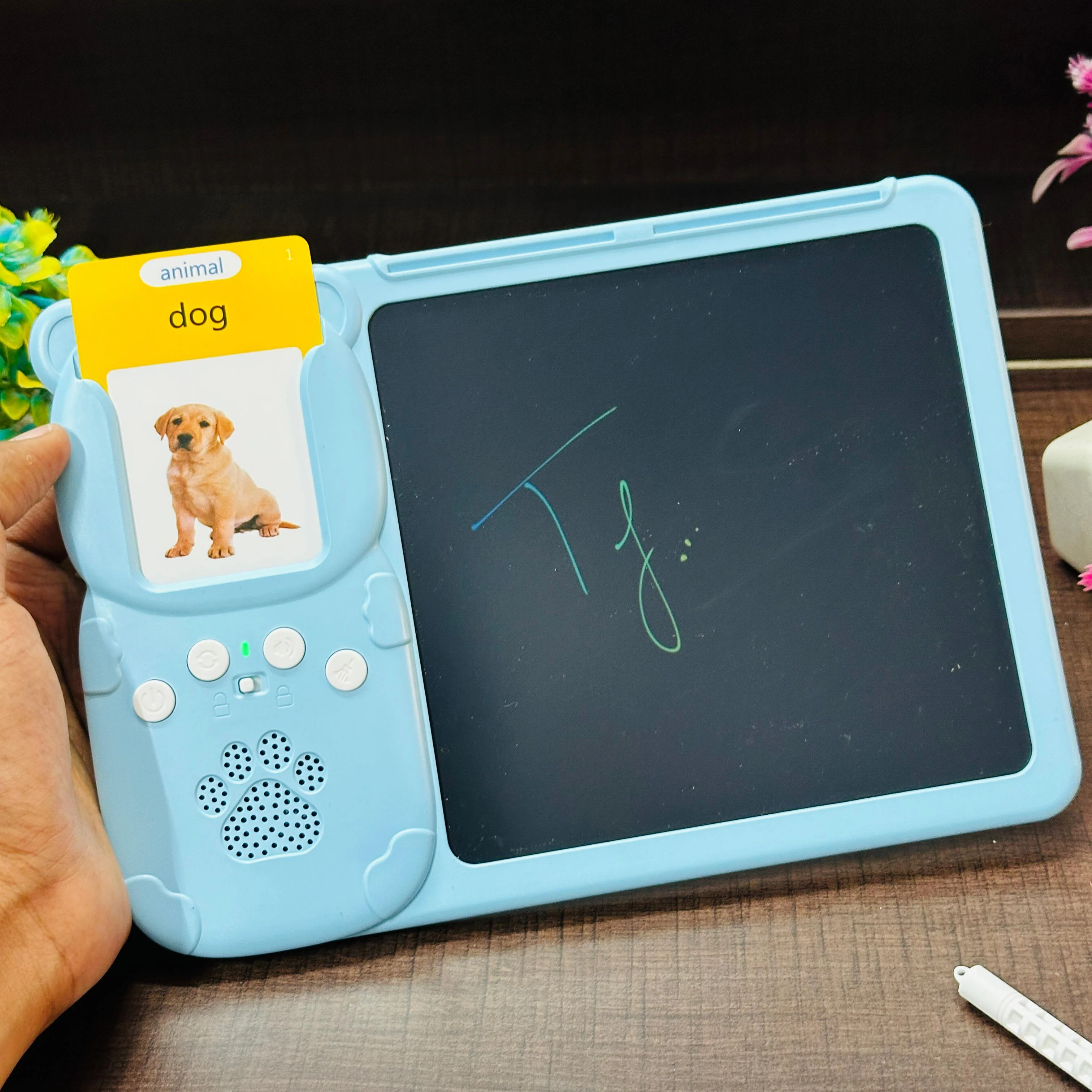 Writing Tablet Toddlers Learning Educational Toy Sky Blue