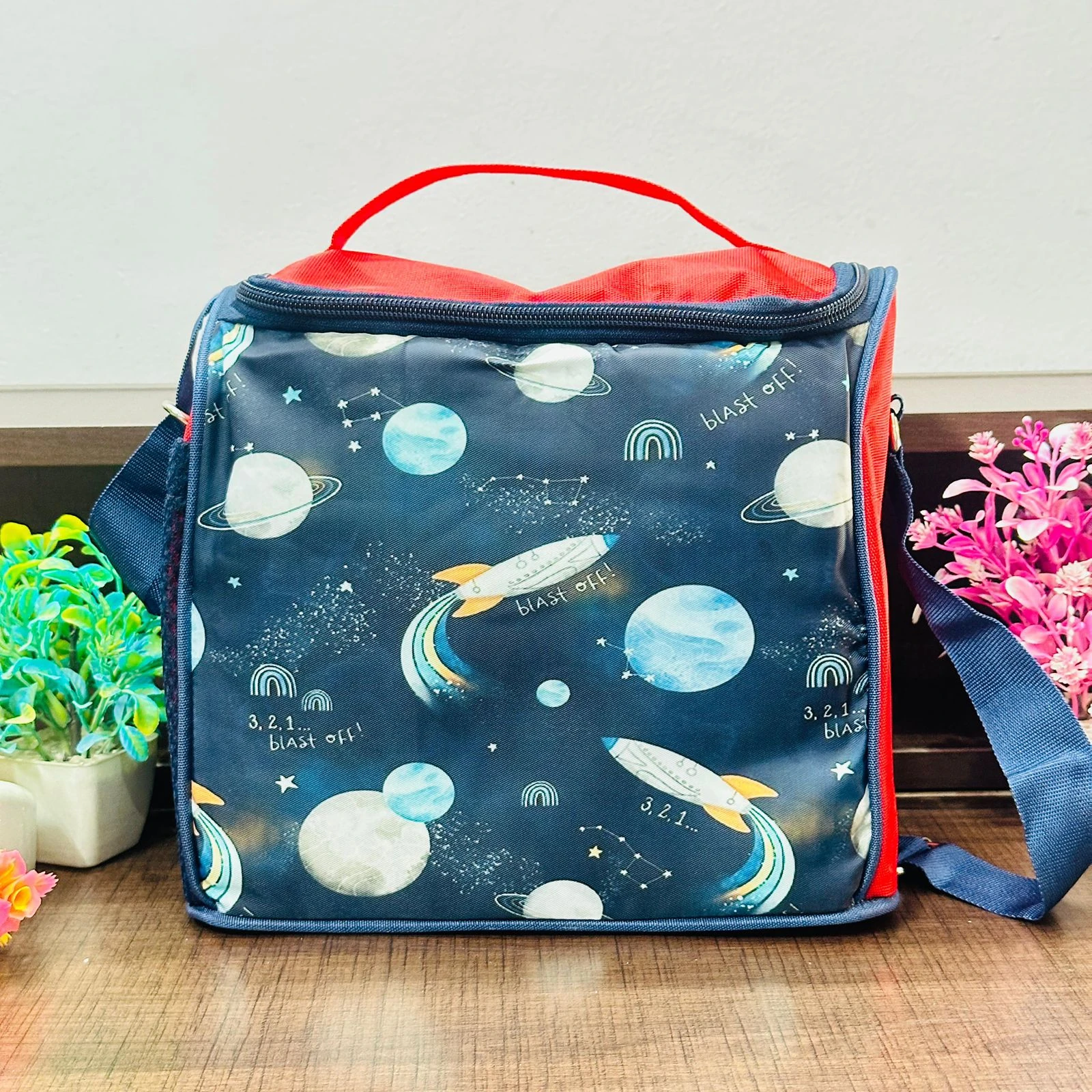 Kids' Bag Grey – Graphic Print