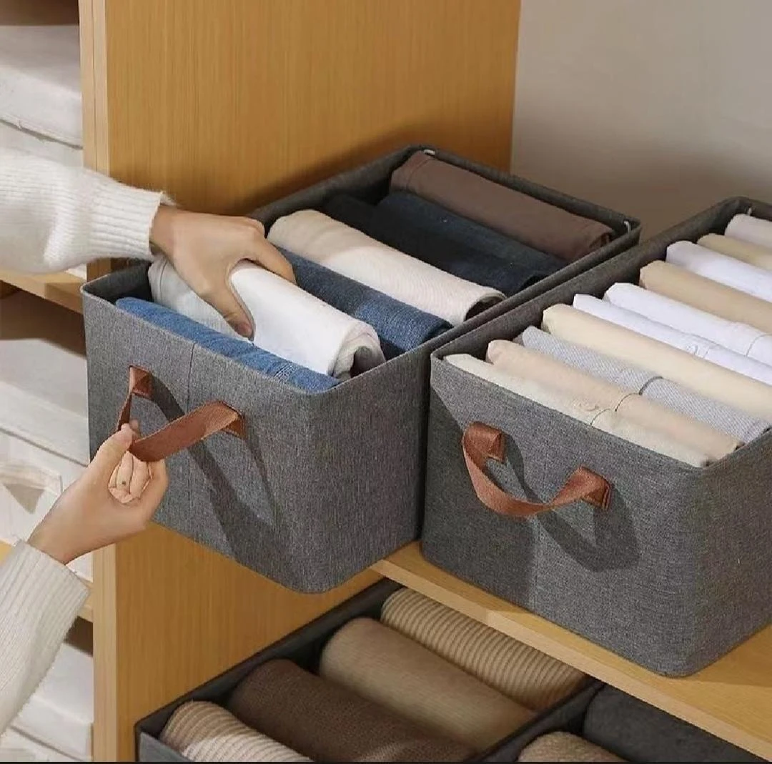 Foldable Wire Storage Box Grey