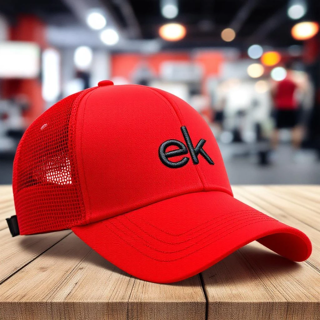 Men's Cap Red – Embroidered