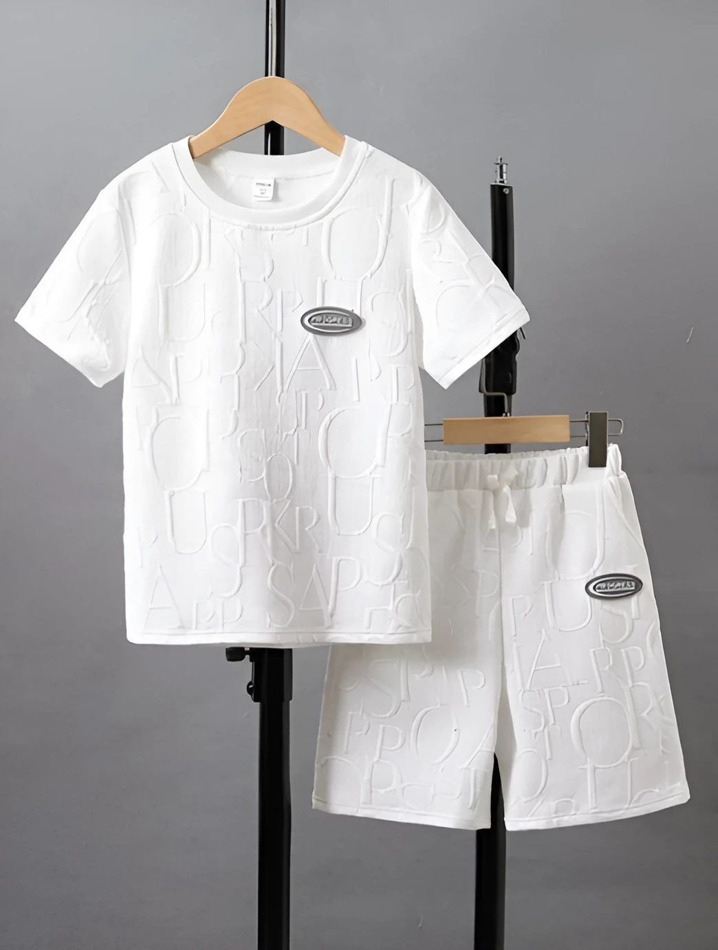 Girls' Premium Fabric Clothing Set White
