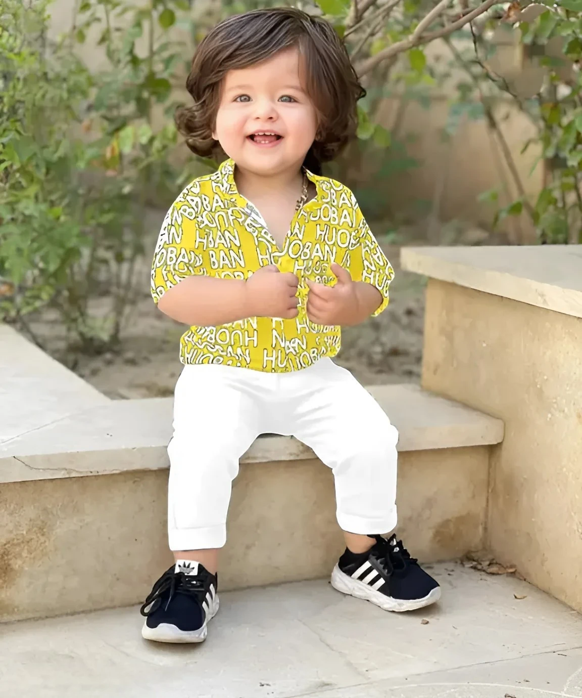 Boys' Imported Hosiery Hosiery Shirt Yellow – Casual