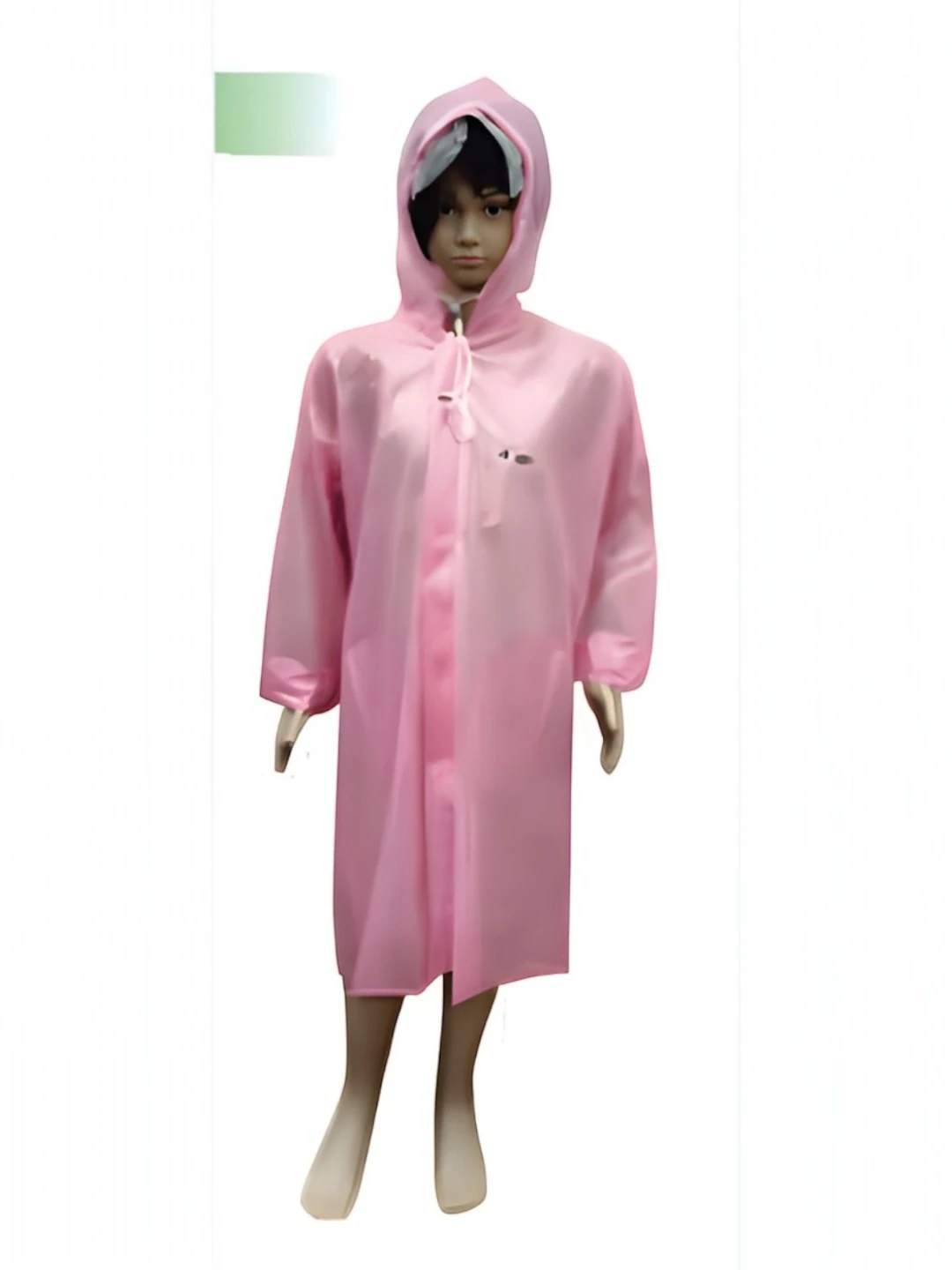 Girls' Coat Baby Pink – Solid