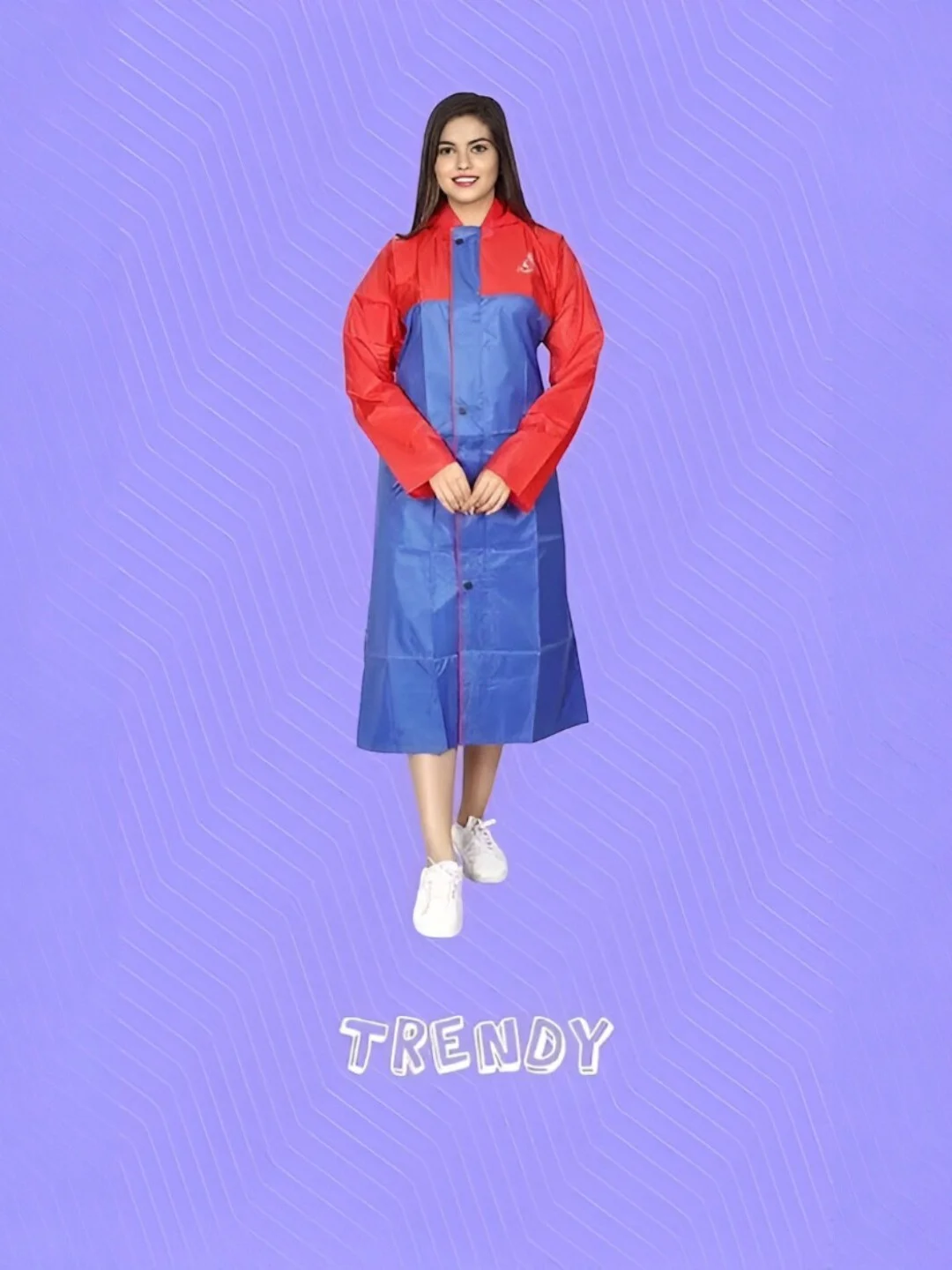 Women's Coat Blue – Solid