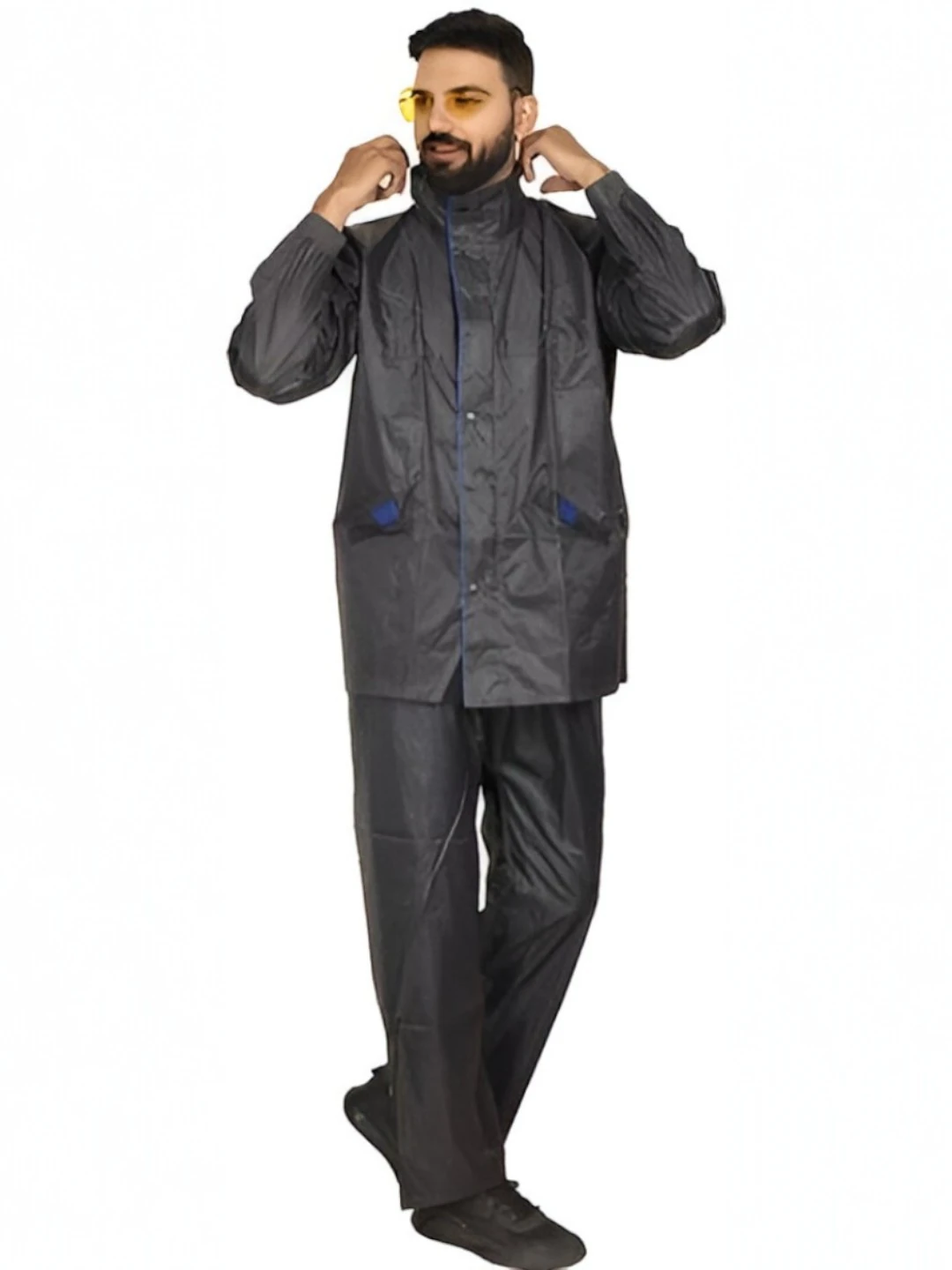 Men's Rainwear Black – Solid