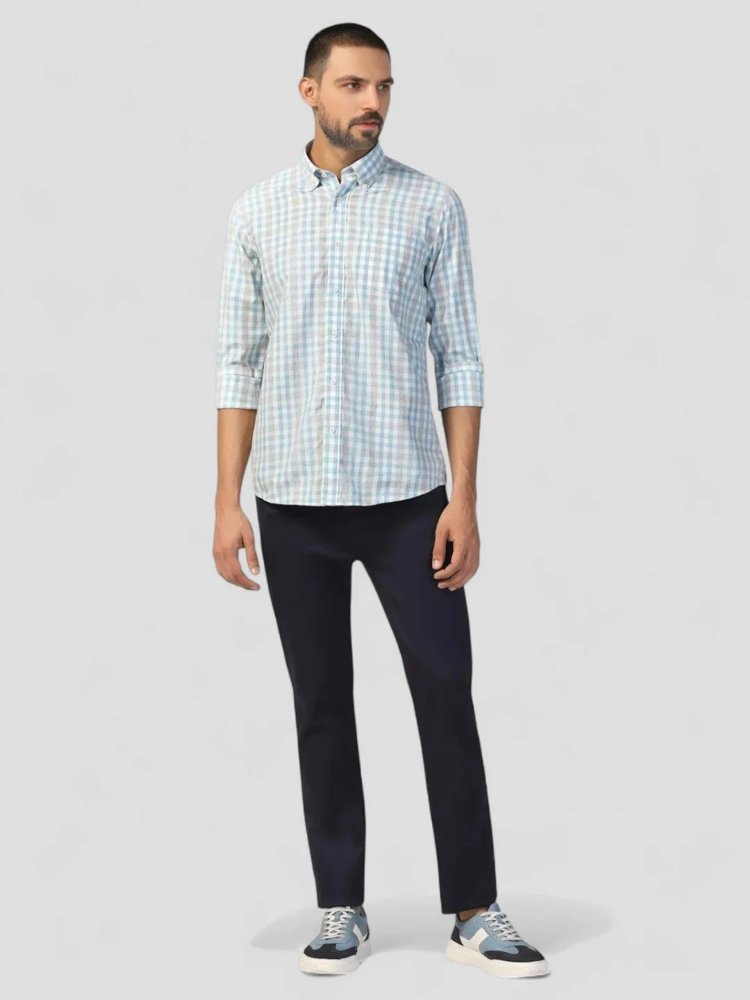 Men's Cotton Jeans Dark Navy Blue – Slim Fit