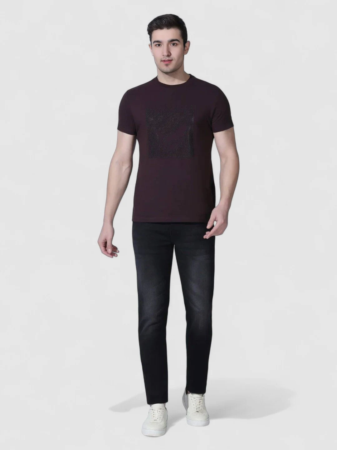 Men's Cotton Jeans Black – Slim Fit