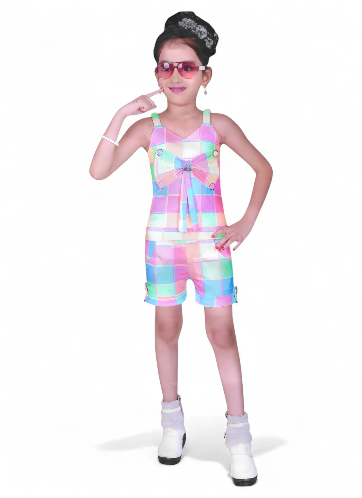 Girls' Tencel Suit Multicolour – Ready to Wear