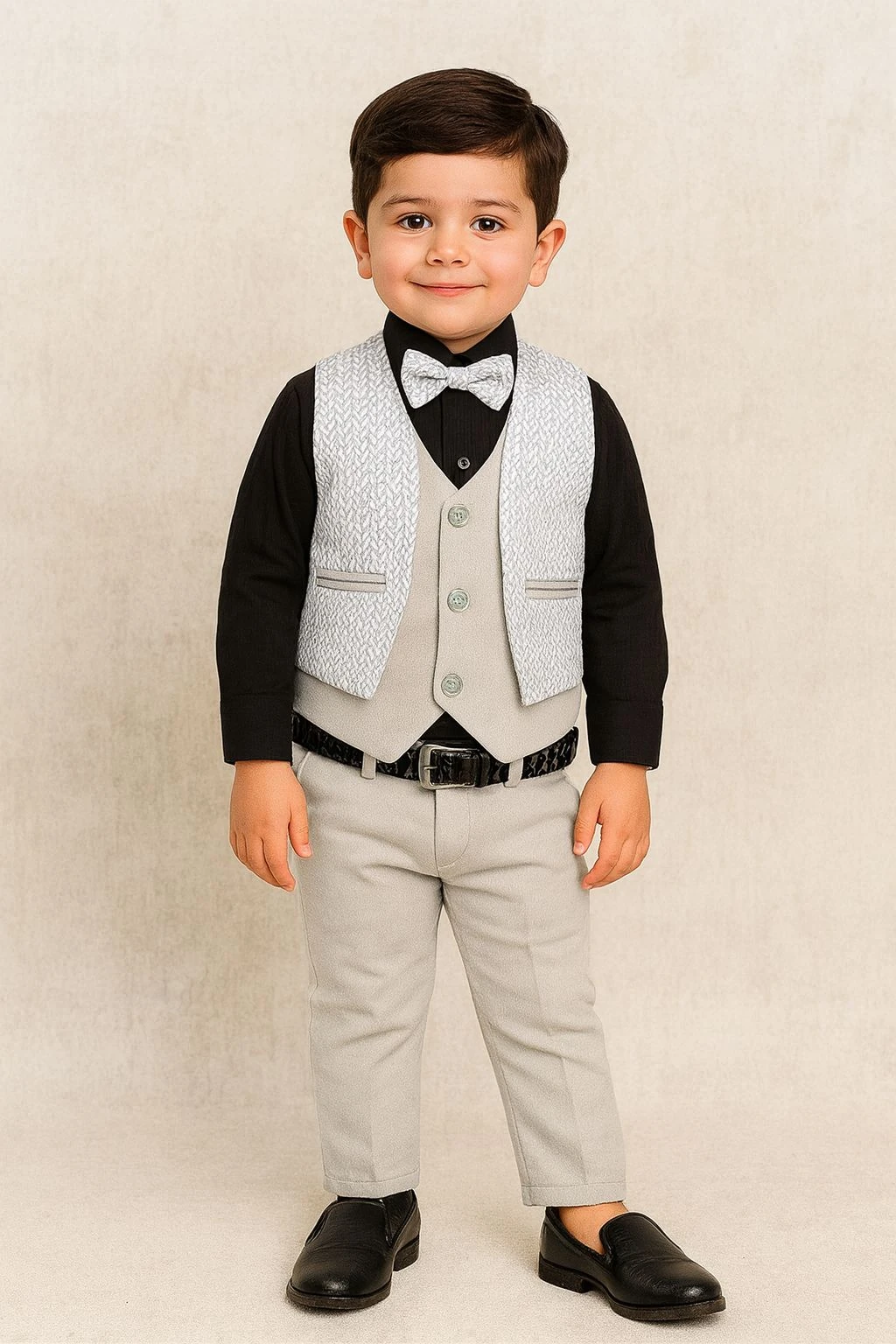 Boys' Premium Fabric Suit Pista Green – Ready to Wear