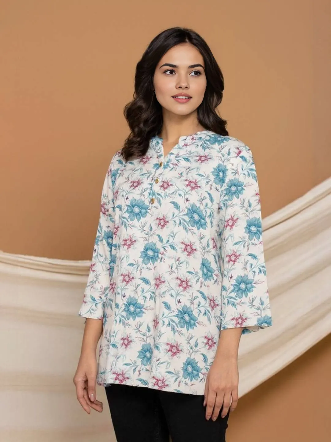 Women's Cotton Kurti White – Ready to Wear