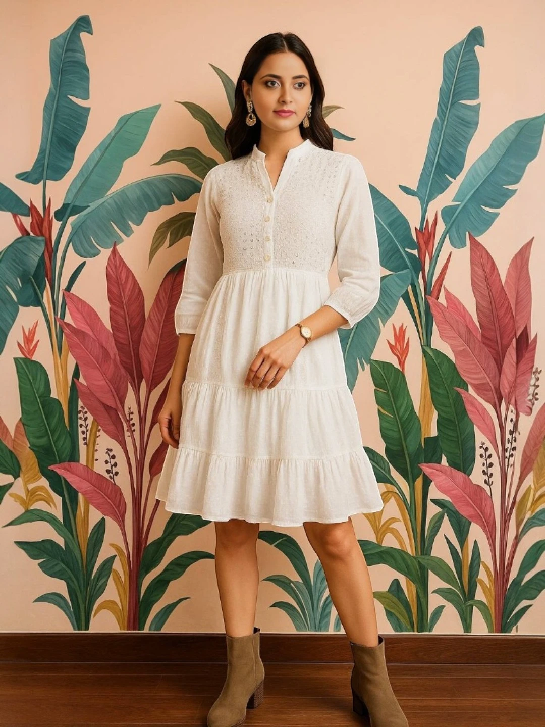Women's Cotton Dress White – Ready to Wear