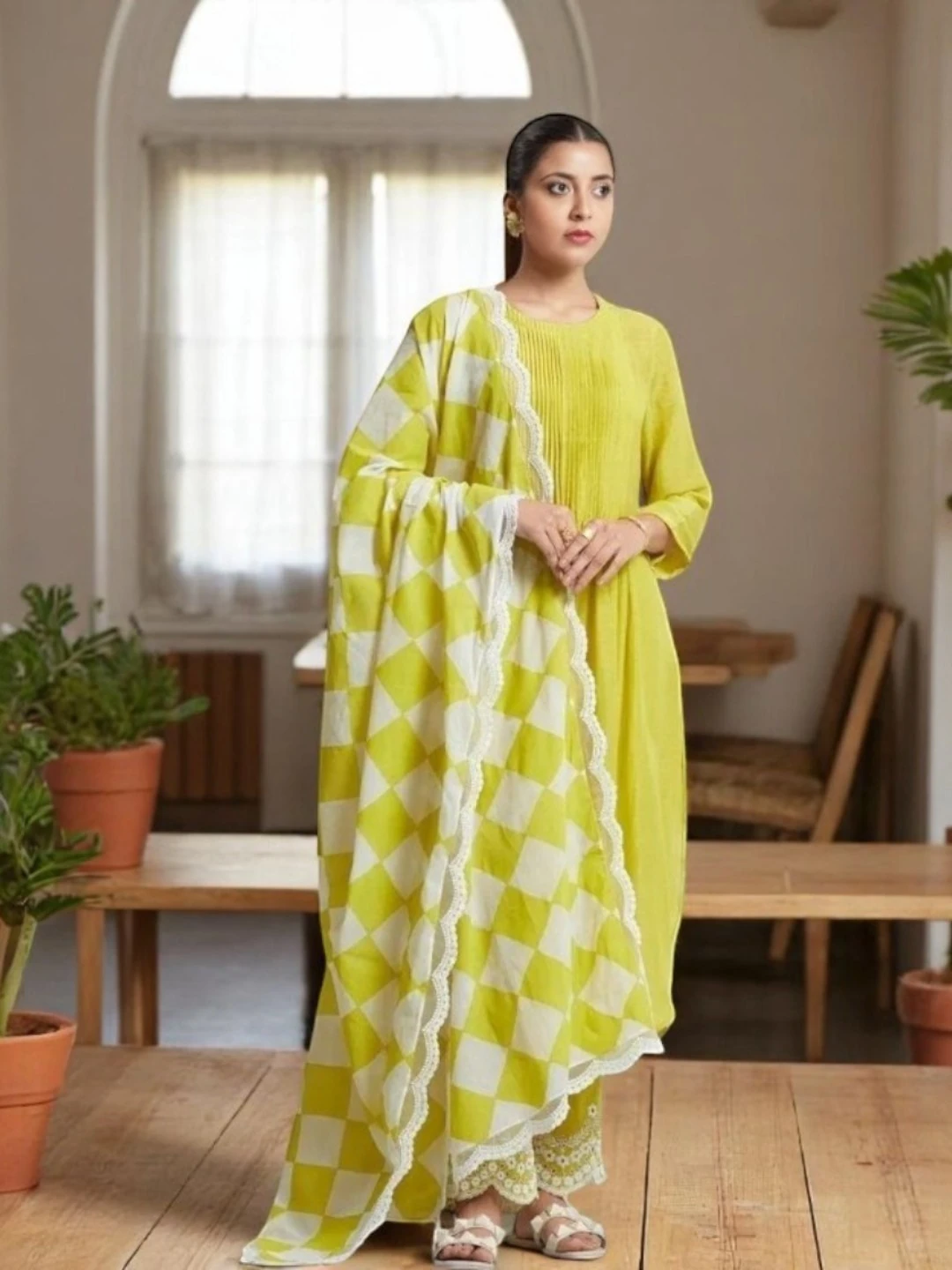 Women's Cotton Suit – Embroidered