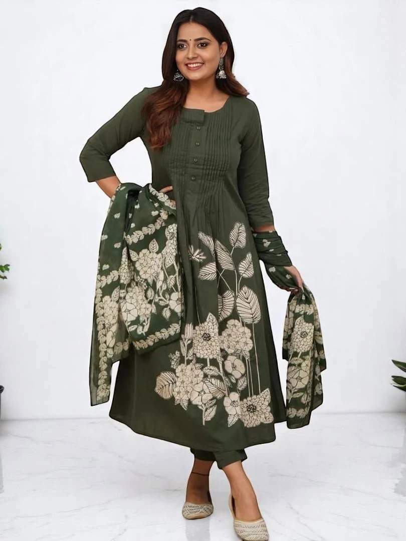 Women's Cotton Suit – Floral Print