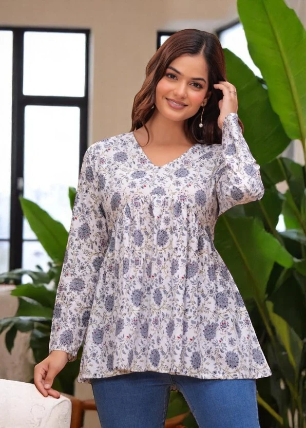 Women's Cotton Kurta – Printed