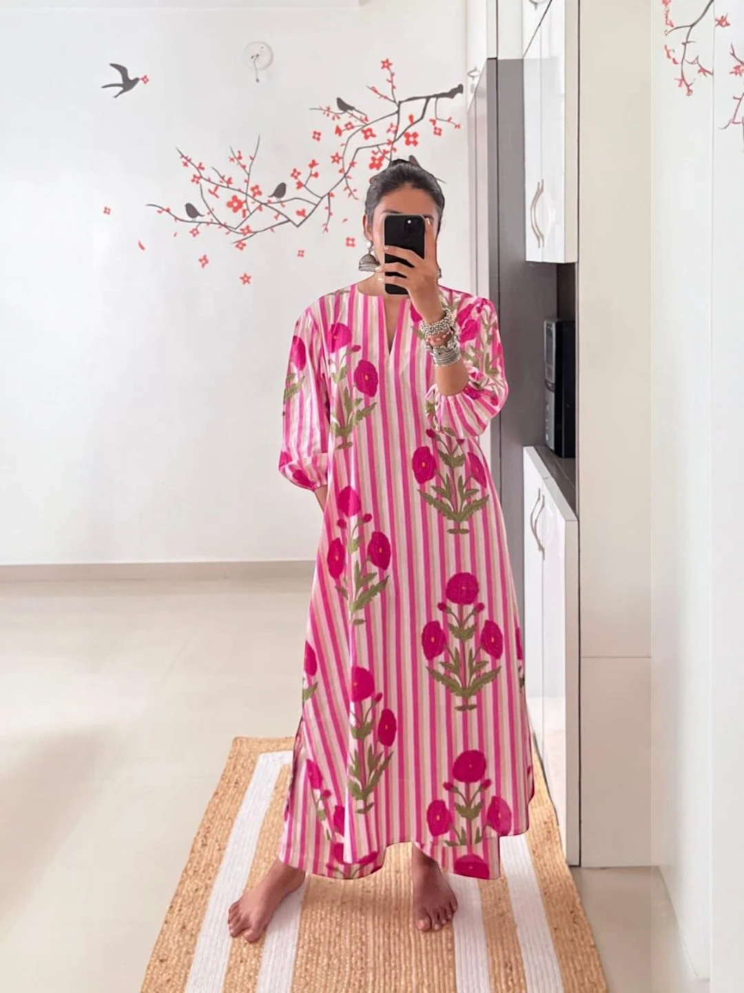 Women's Cotton Palazzo Set Pink – Ready to Wear