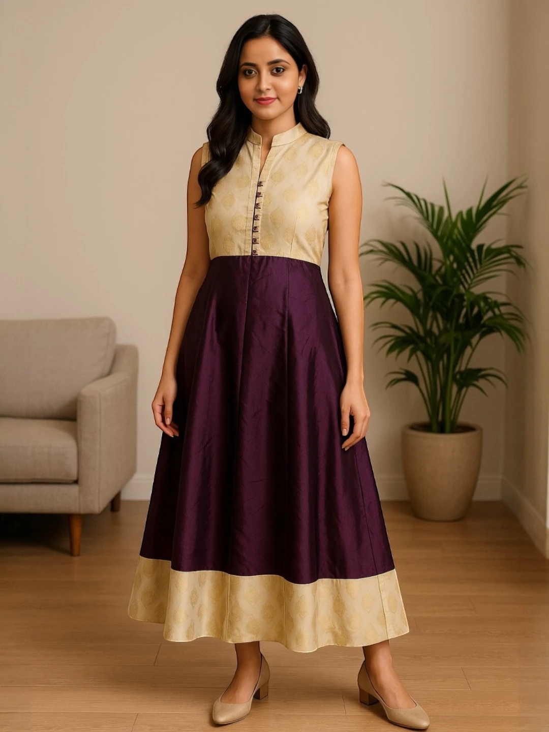 Women's Silk Kurta Pink – Embroidered