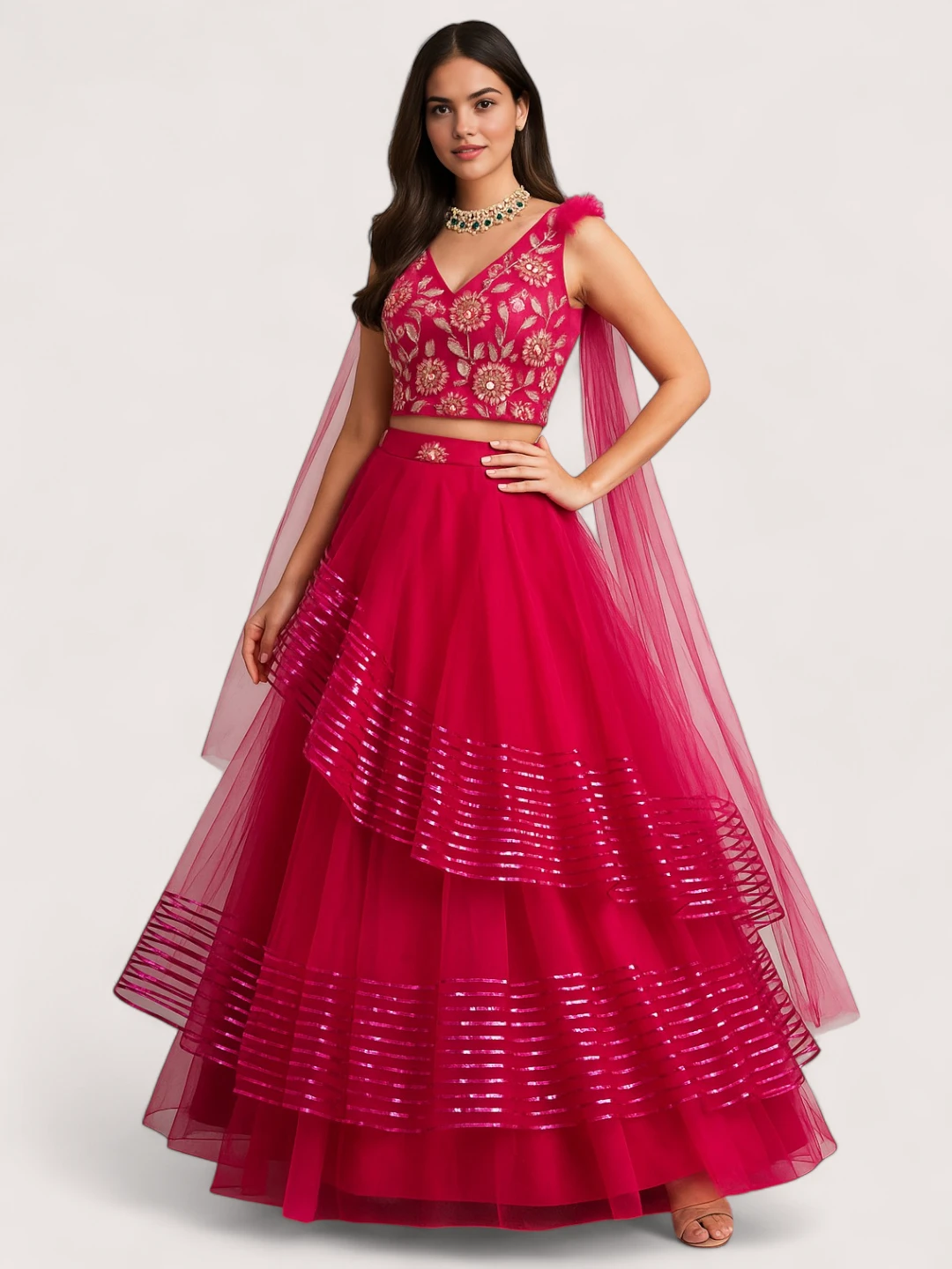 Women's Lehenga Choli – Embroidered