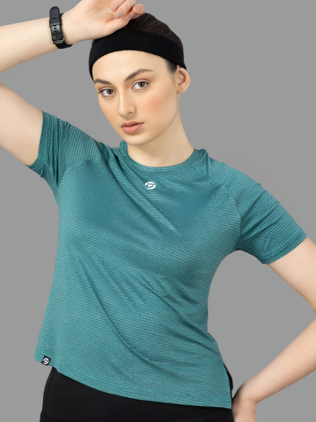 Women's Melange T-Shirt Sea Green – Ready to Wear