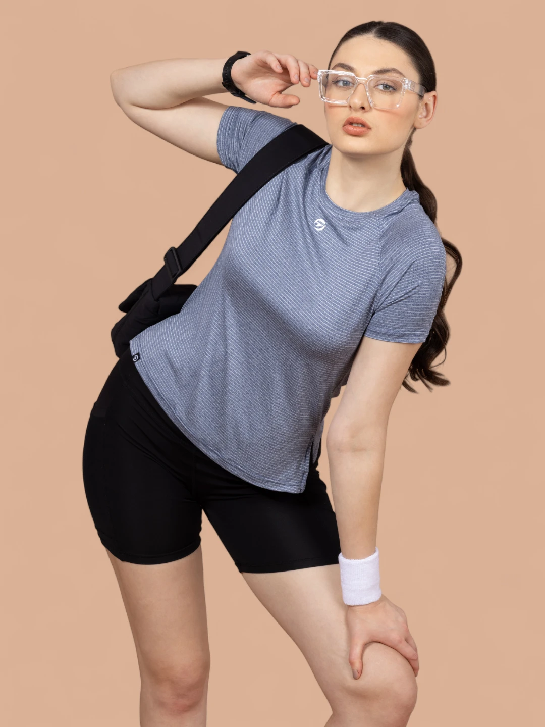 Women's Melange T-Shirt Grey – Ready to Wear