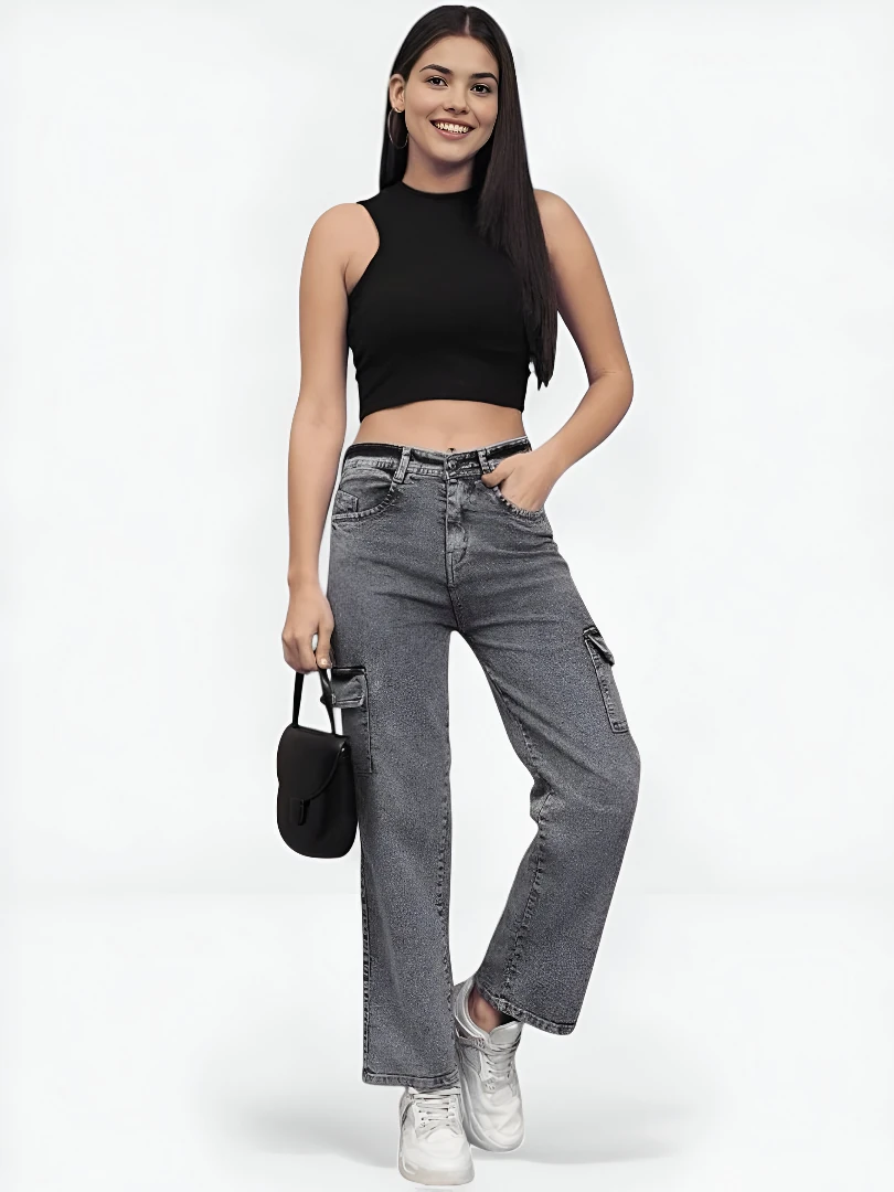 Women's Jeans Grey