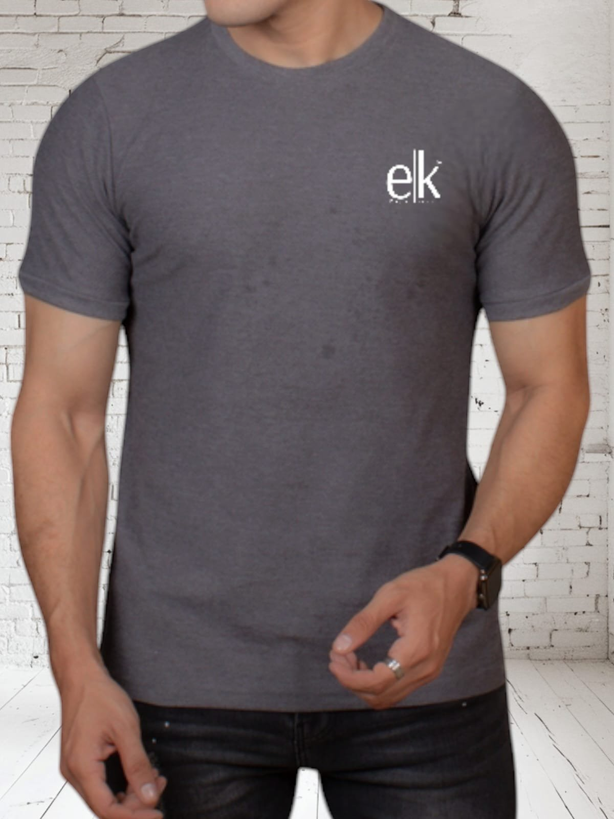 Men's T-Shirt Grey – Slim Fit