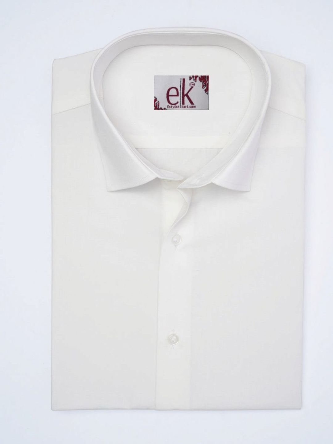 Men's Cotton Shirt Beige – Slim Fit