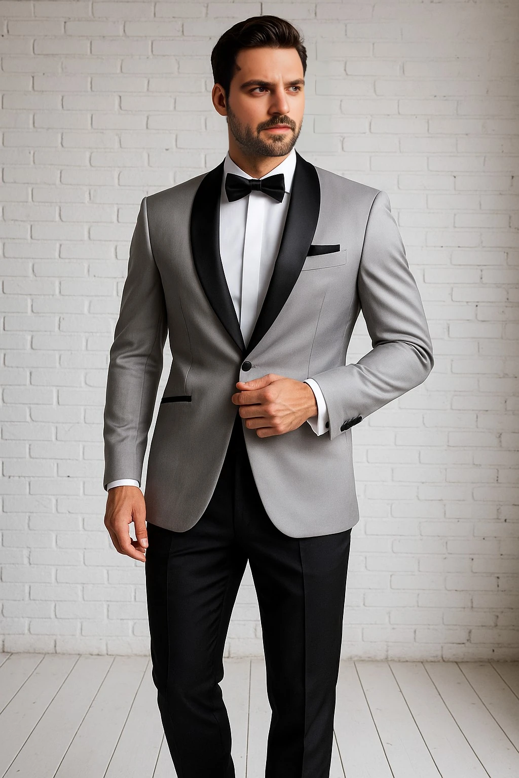 Men's Viscose Rayon Blazer Black – Solid