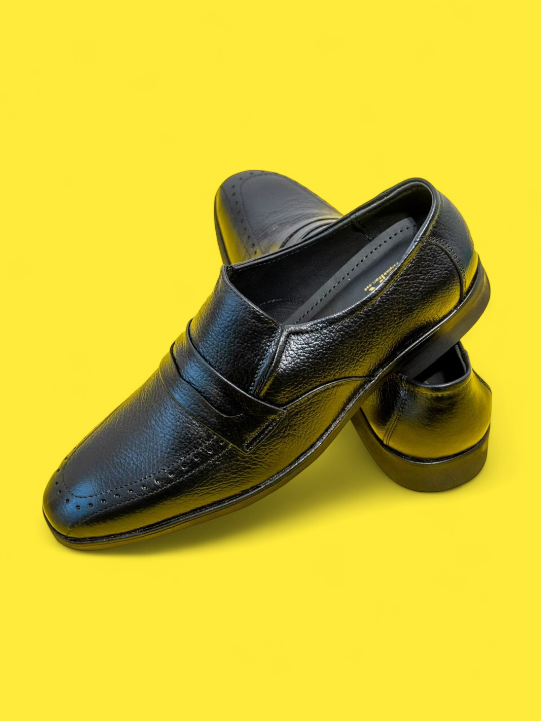 Men's Genuine Leather Shoes Black