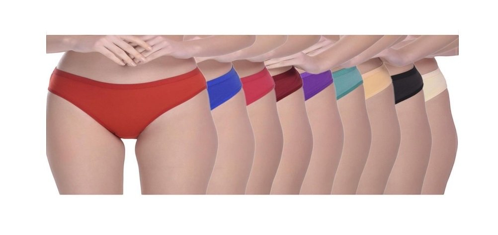 Women's Cotton Blend Briefs Blue