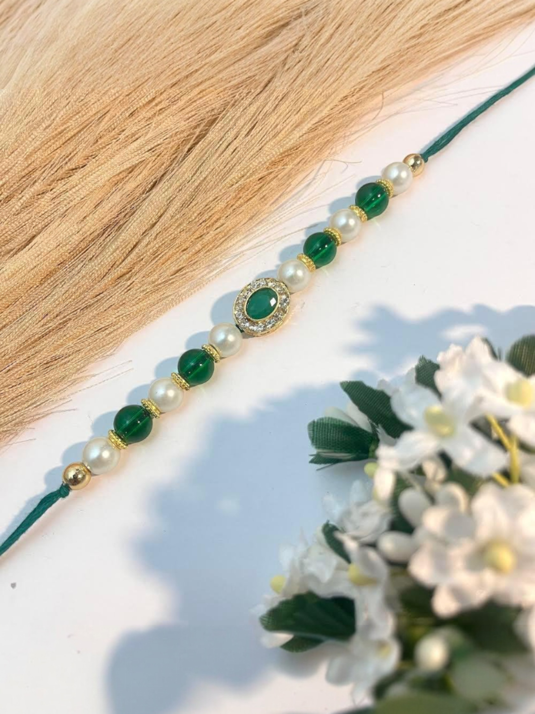 Women's Jewellery Green – Floral Print