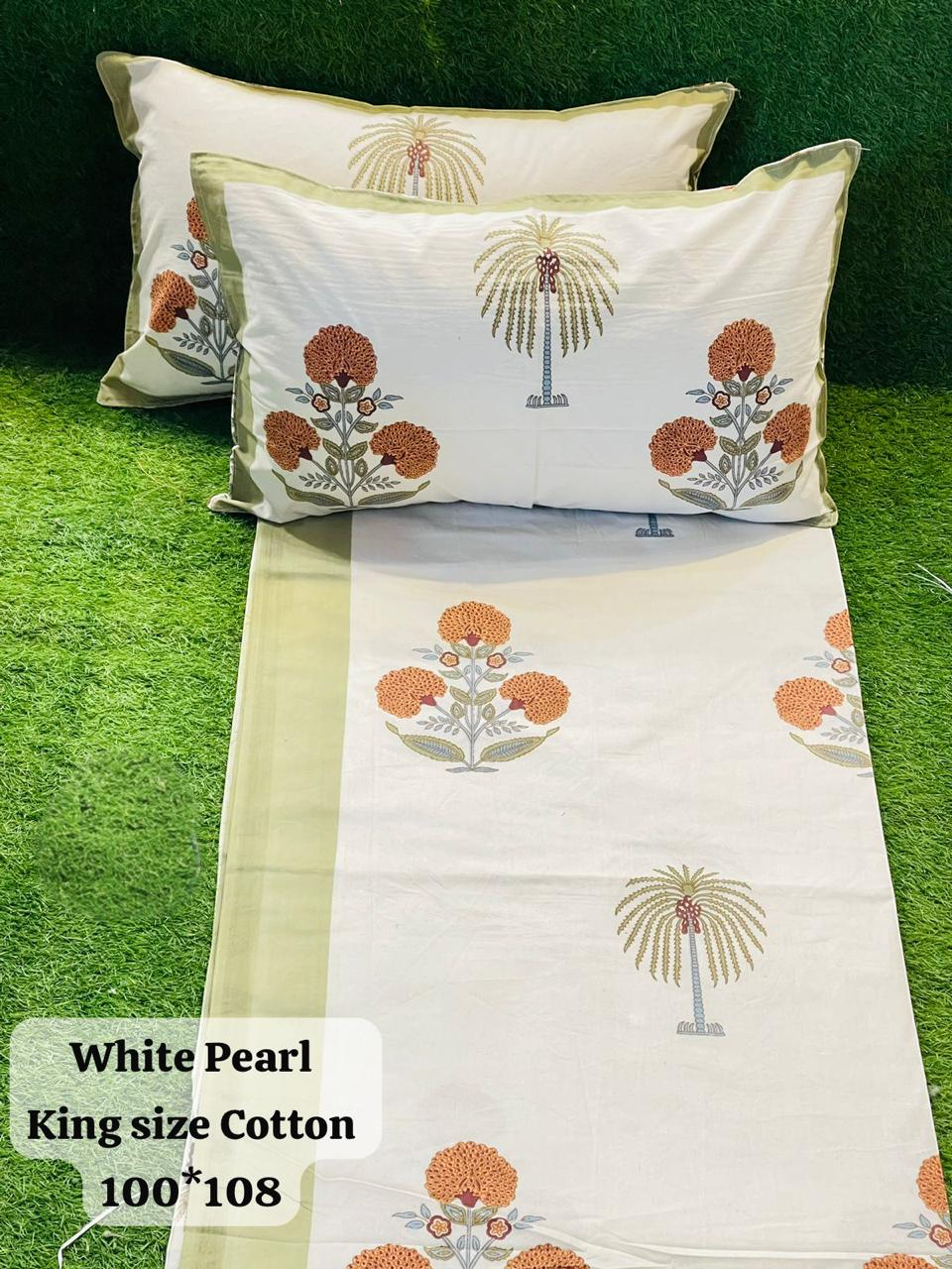 Cotton Bedsheet White
