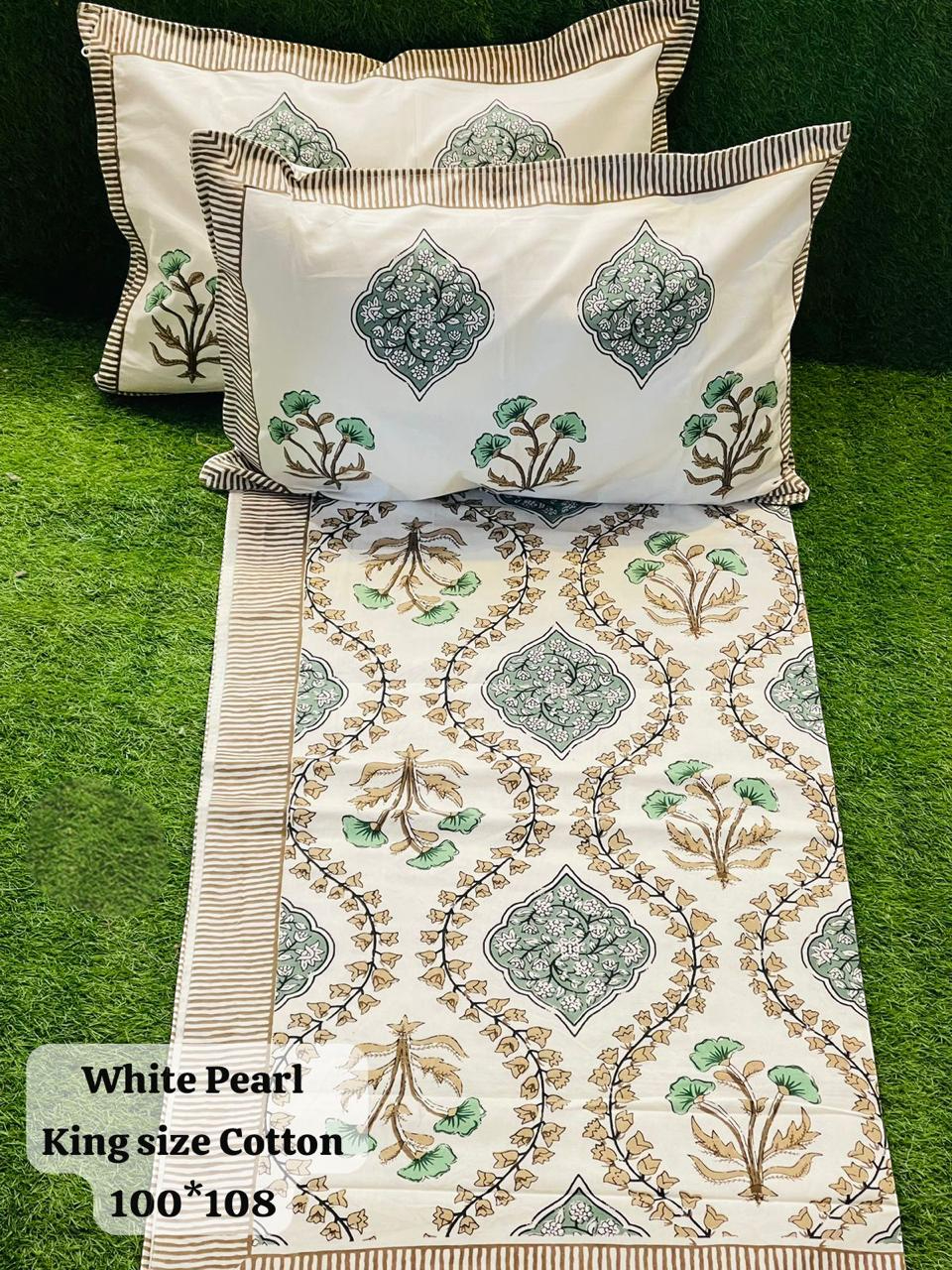 Cotton Bedsheet White