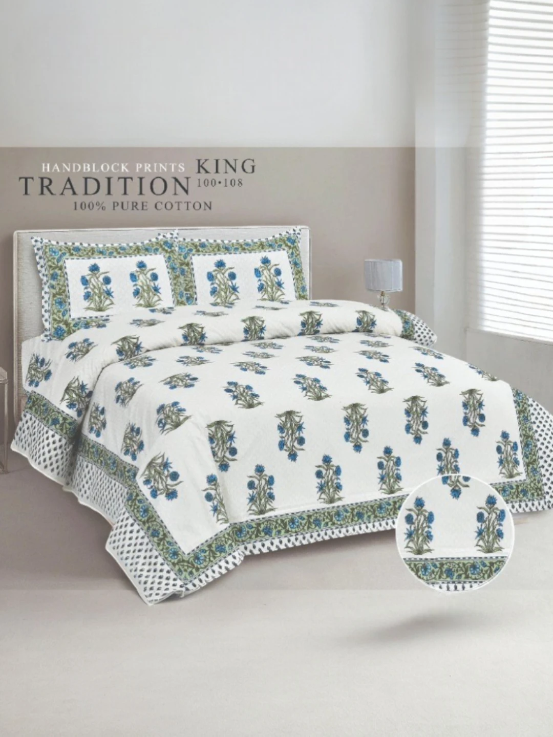 Cotton Bedding Set Green