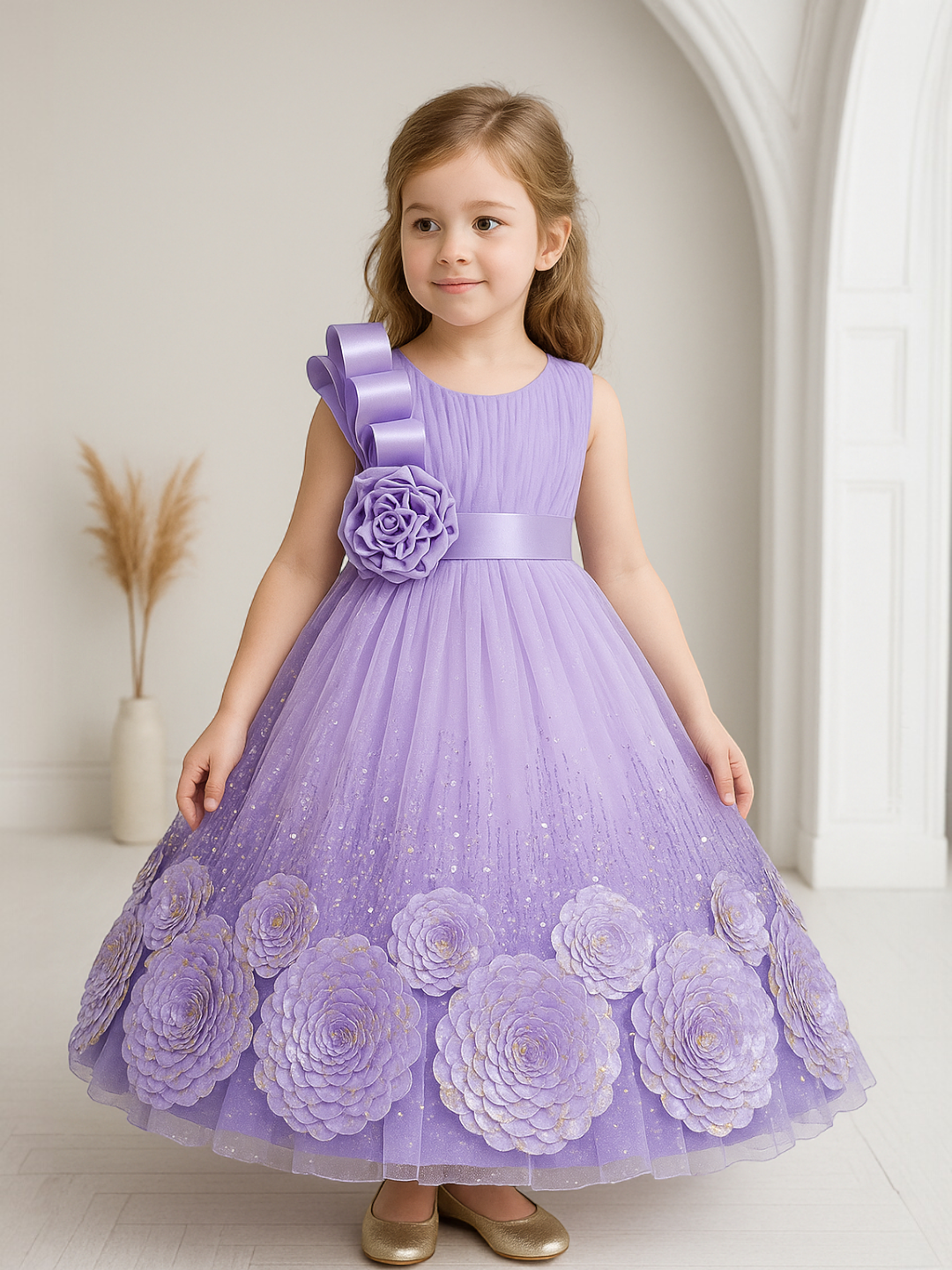Girls' Dress Purple
