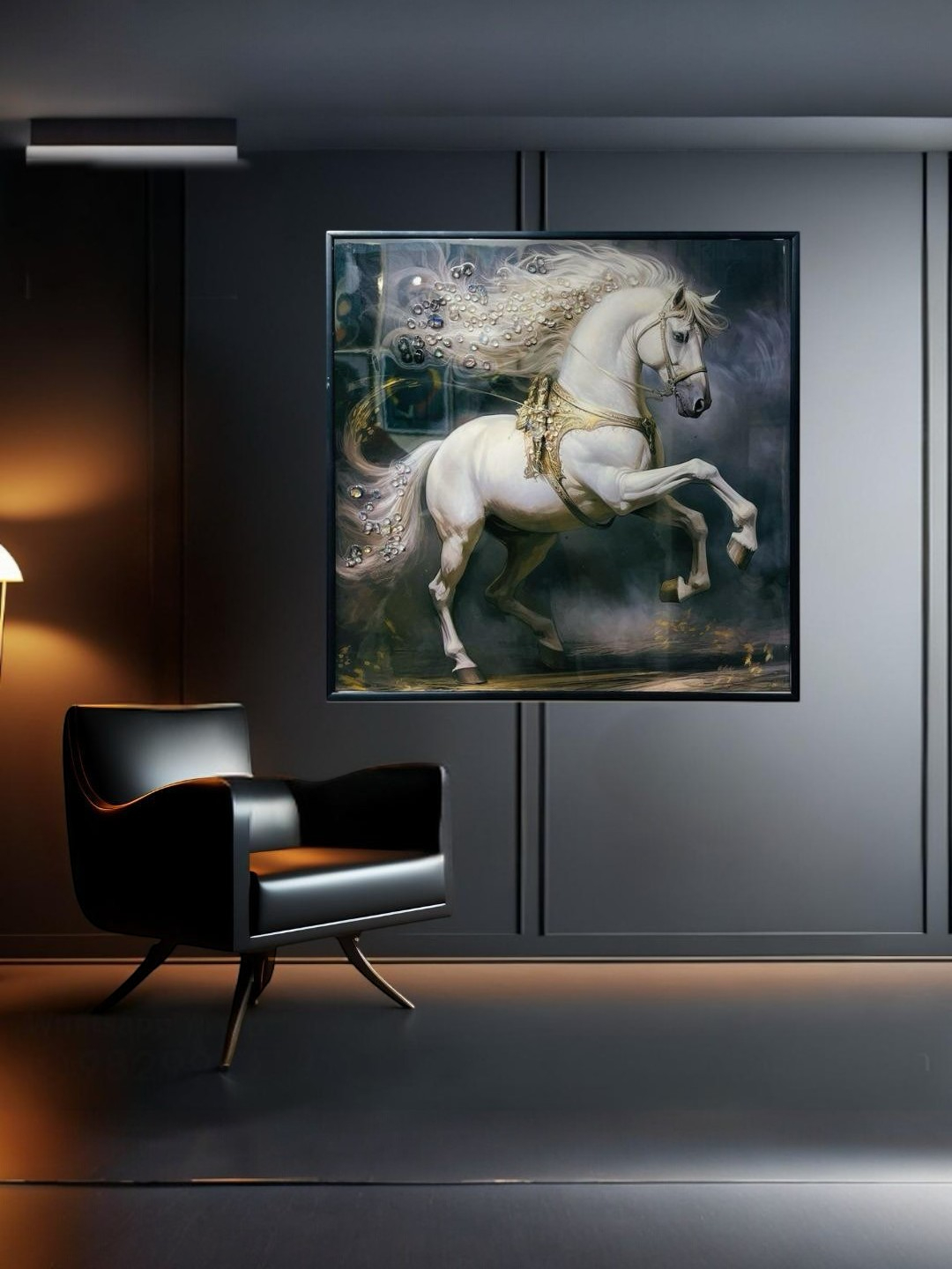 Canvas Painting White