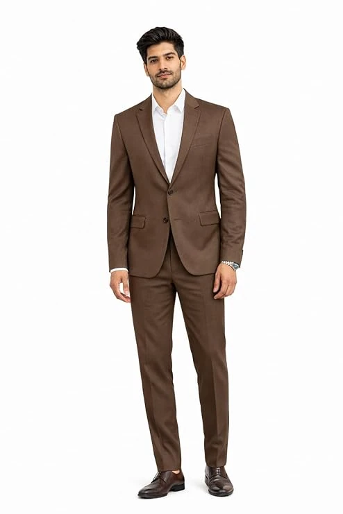 Men's Blazer Brown – Slim Fit
