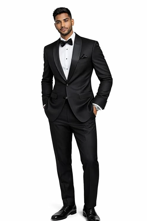 Men's Blazer Black – Slim Fit