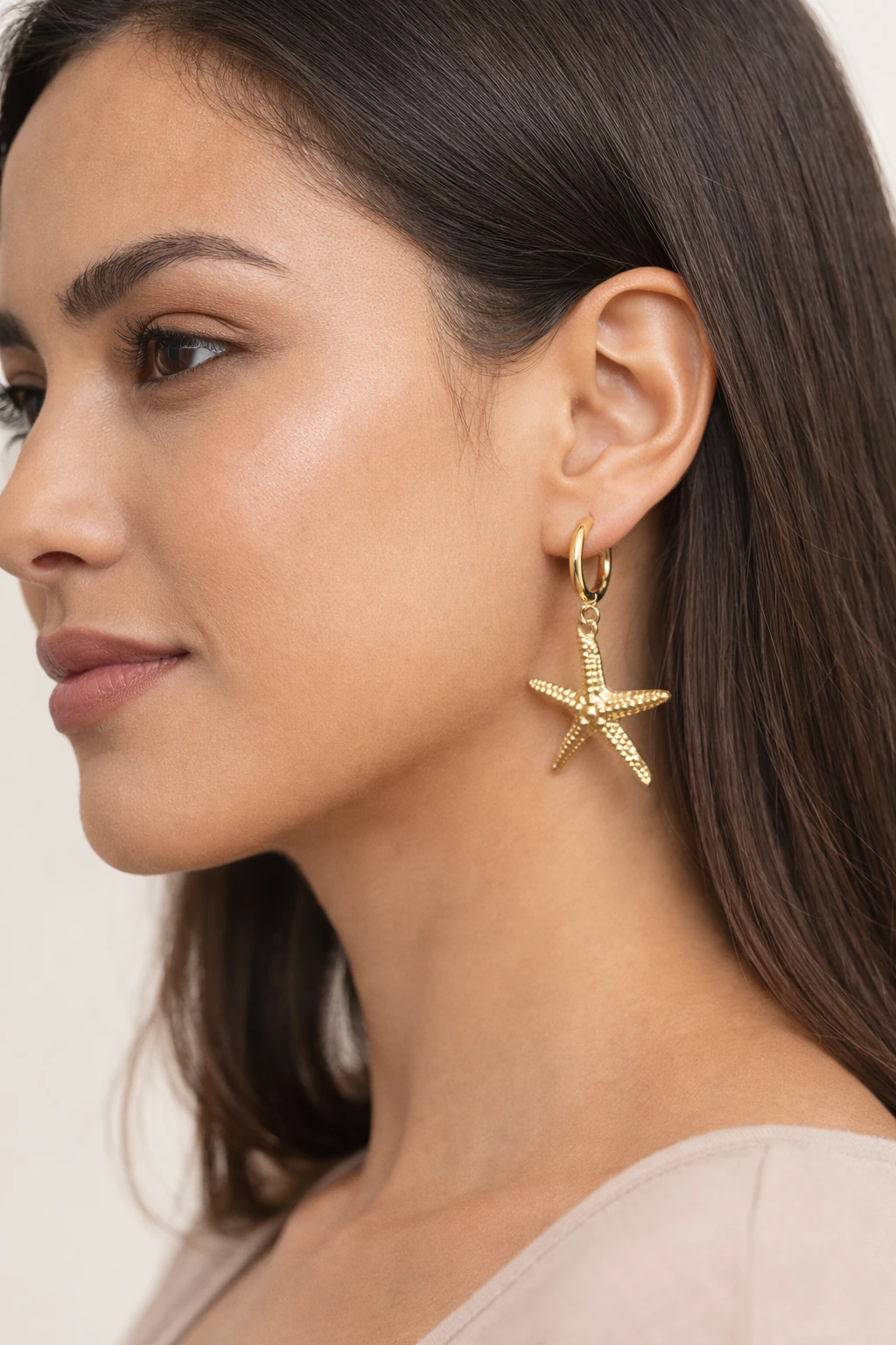 Women's Stainless Steel Earrings Gold