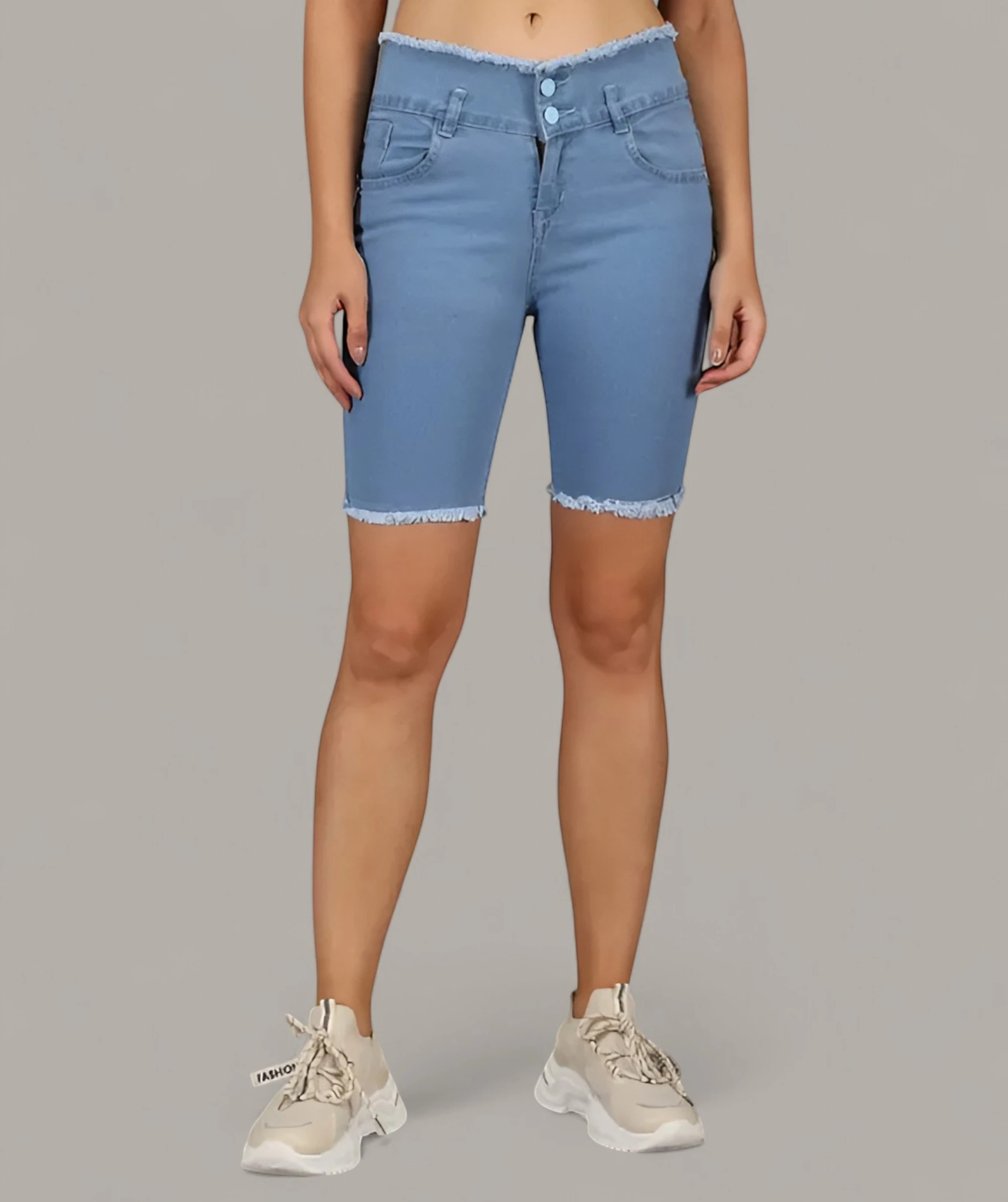 Blue Denim Shorts