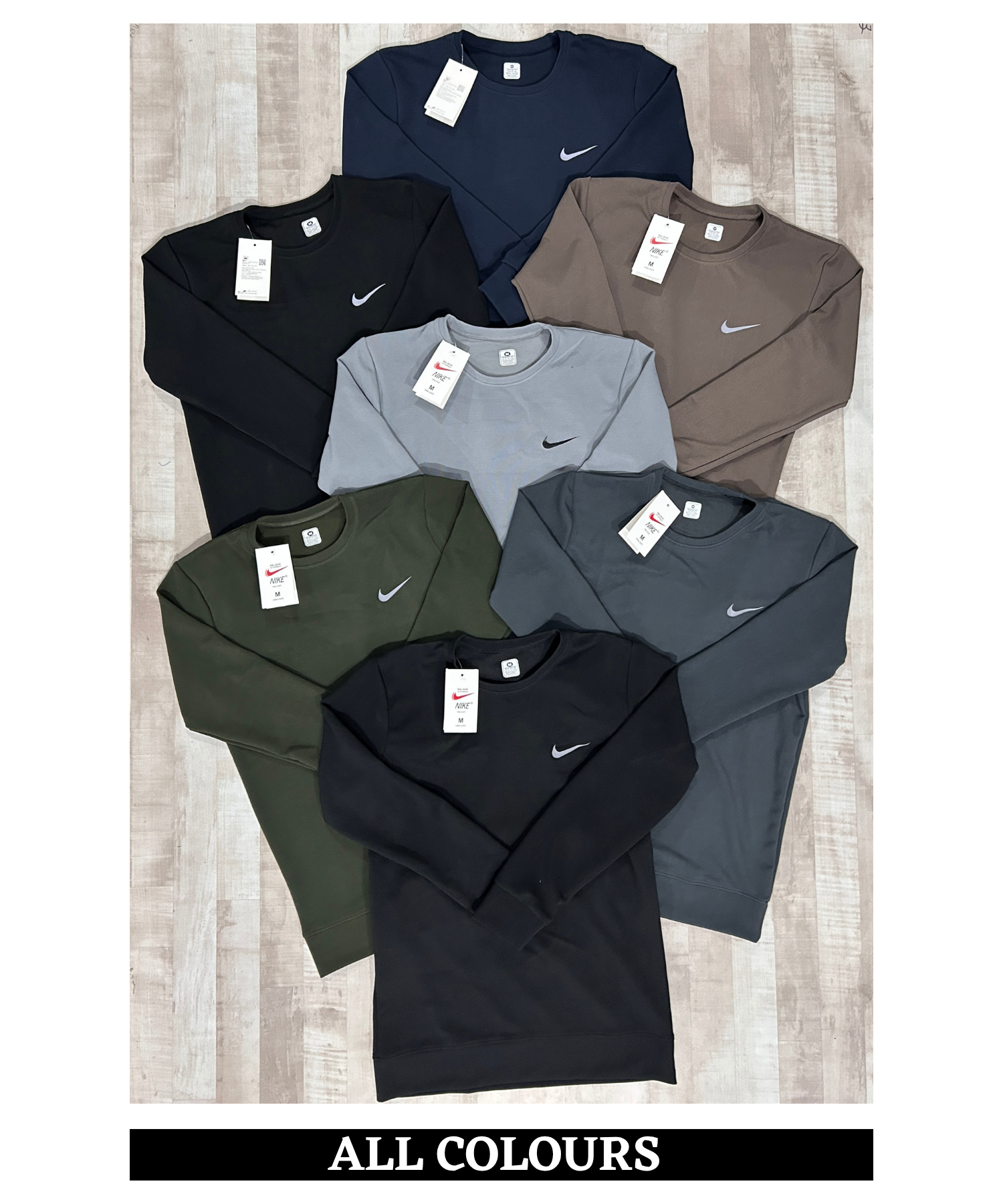 Imported Dobby Lycra SweatShirts | GSM 250 | Regular Fit — view 2