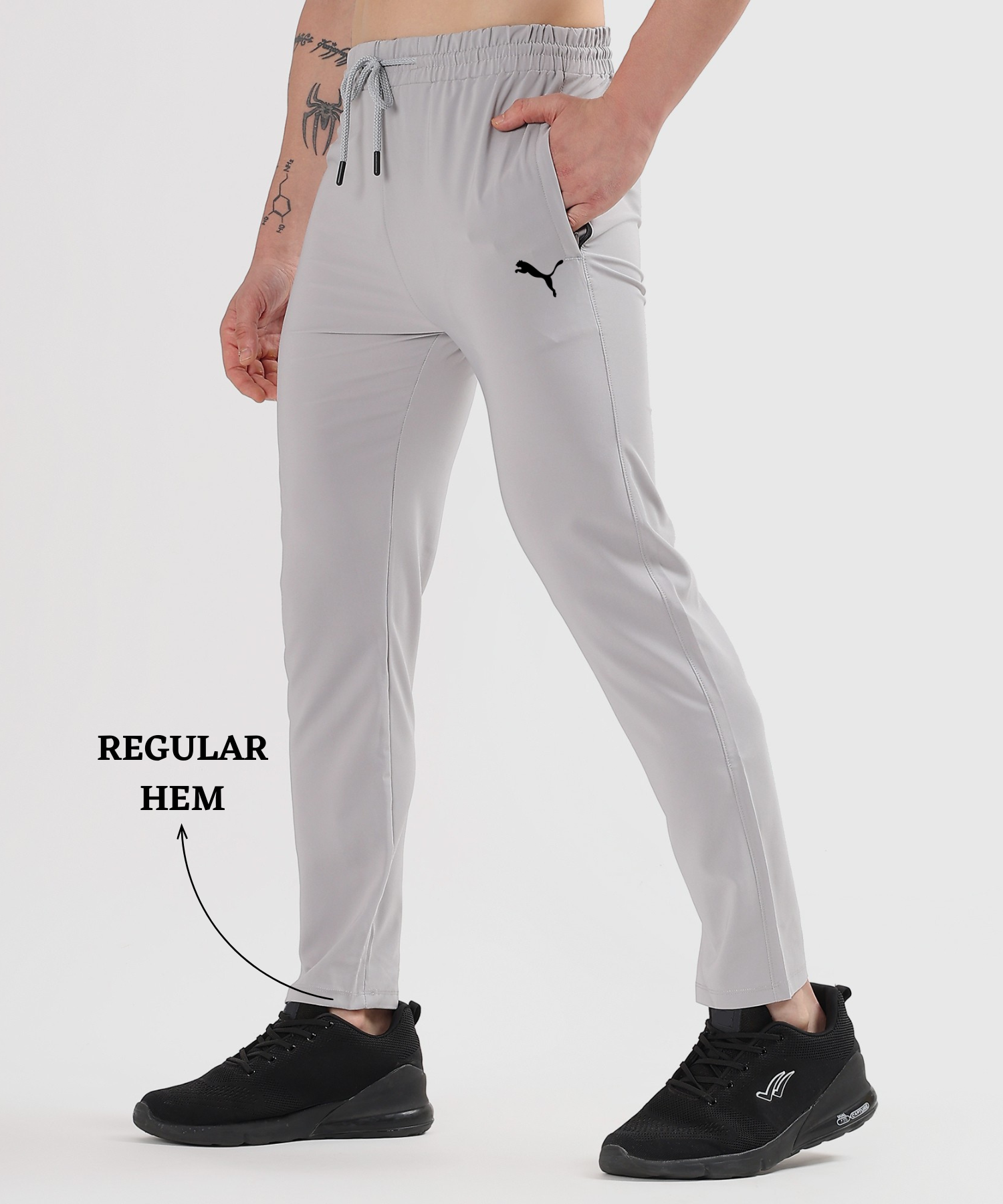 Imported Ns Parachute Lycra Trackpant (15% Lycra 145 GSM) — view 6