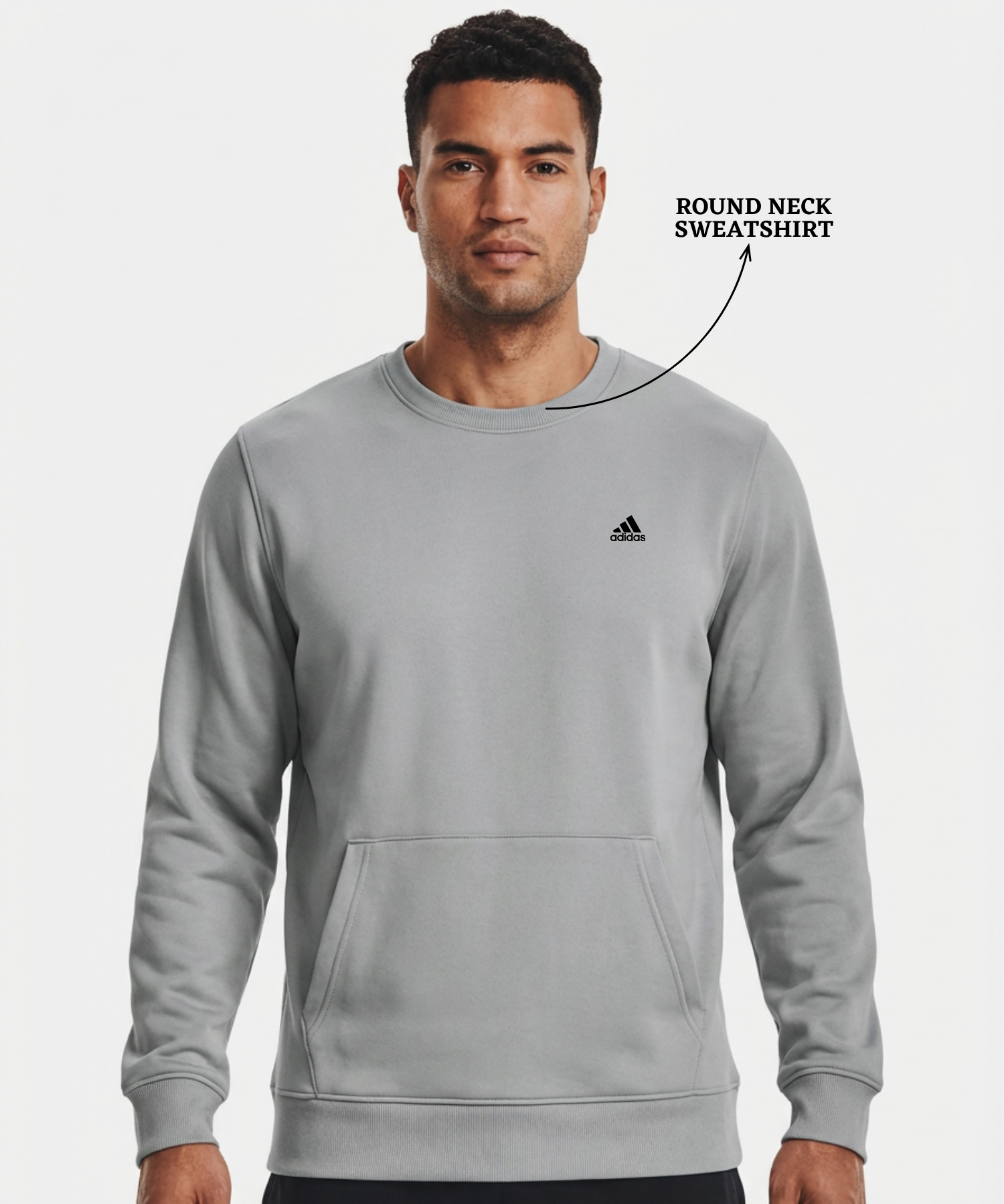 Imported Russian Fleece Lycra SweatShirts (GSM 350) — view 3