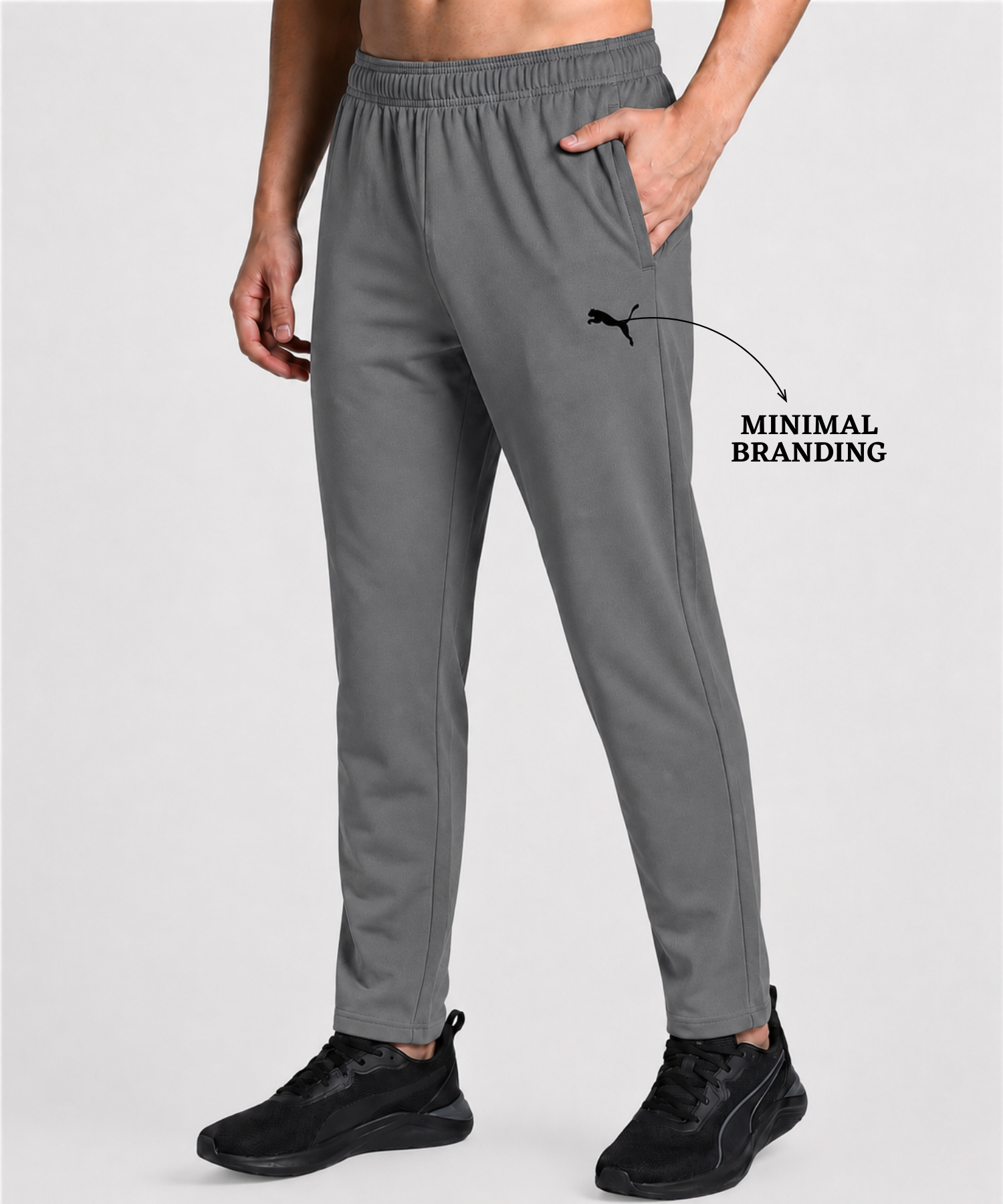 Imported Dobby Lycra TrackPan | GSM 250 | Slim Fit — view 4