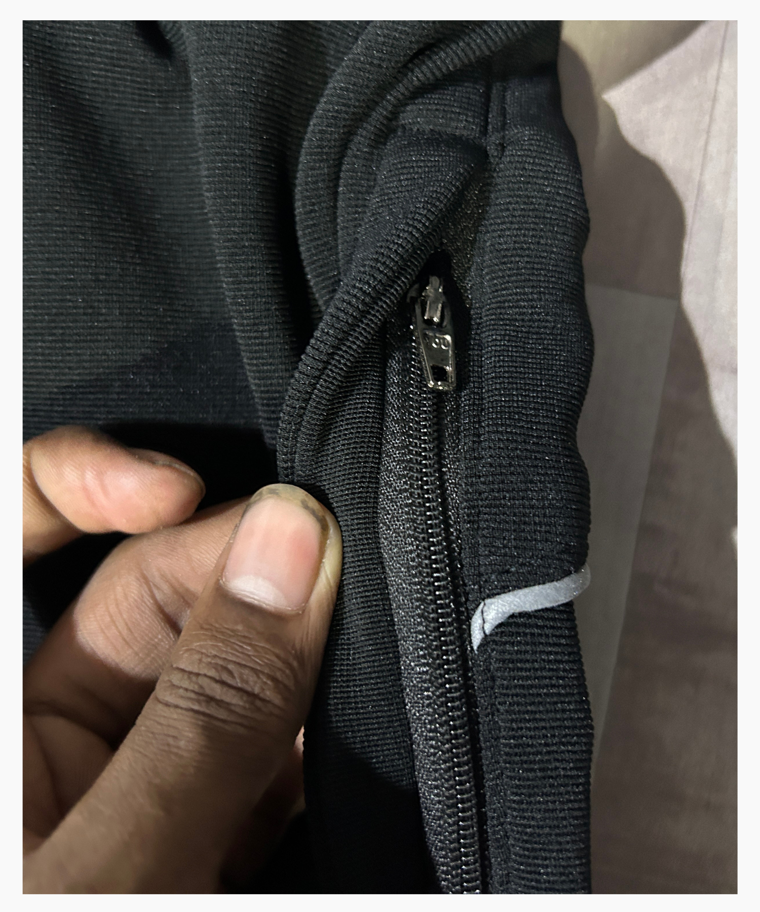 Imported Dobby Lycra Trackpant (GSM 280) Piping Details — view 8